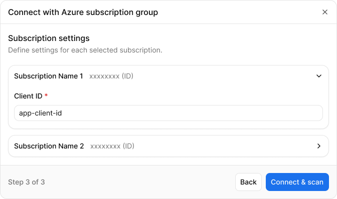 Configure default settings and individual accounts