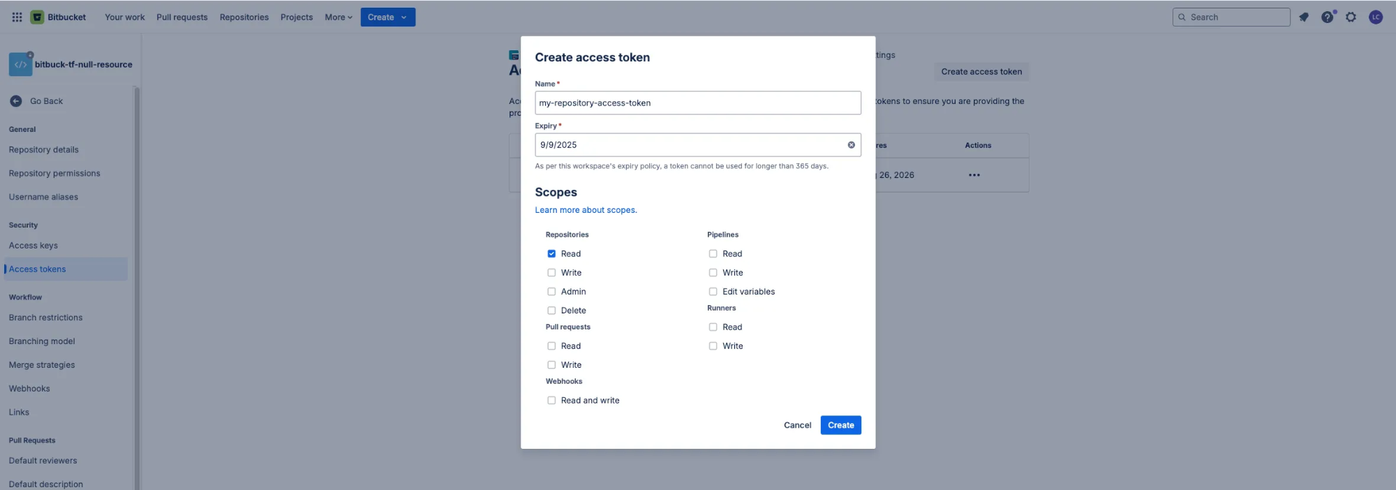 repo-create-access-token
