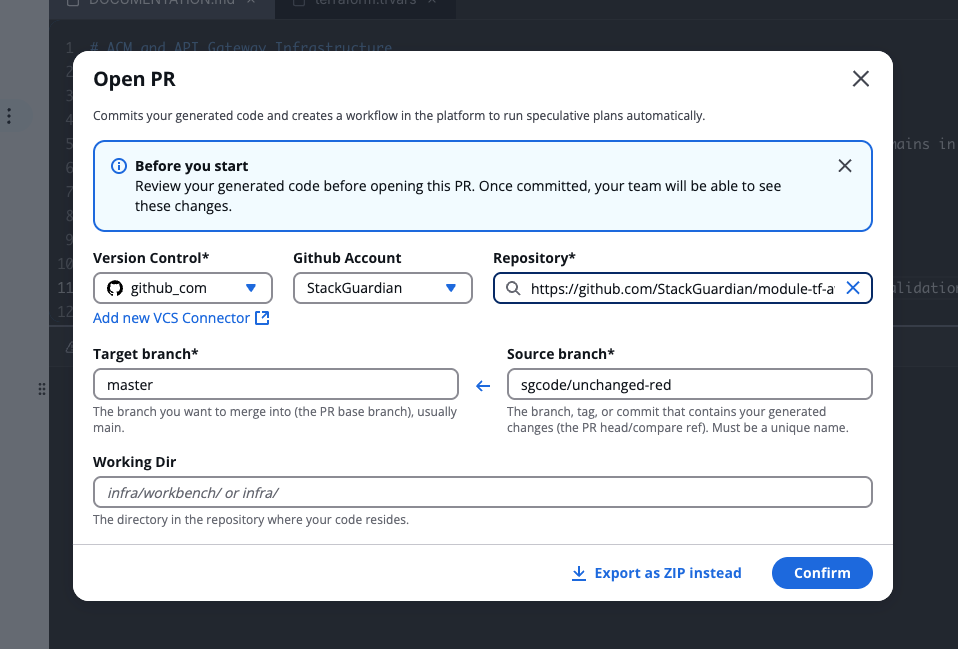 Create a pull request