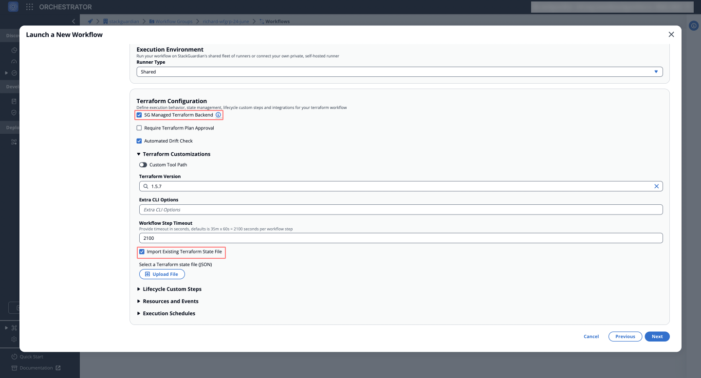 Export Terraform File
