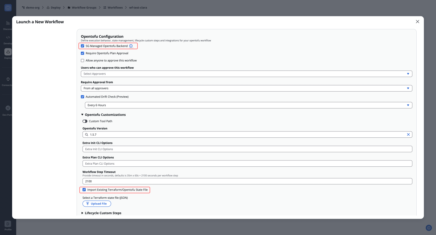 Export OpenTofu File