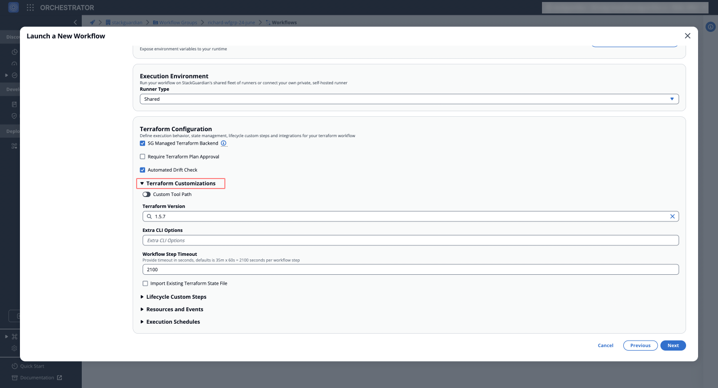 Terraform Customization